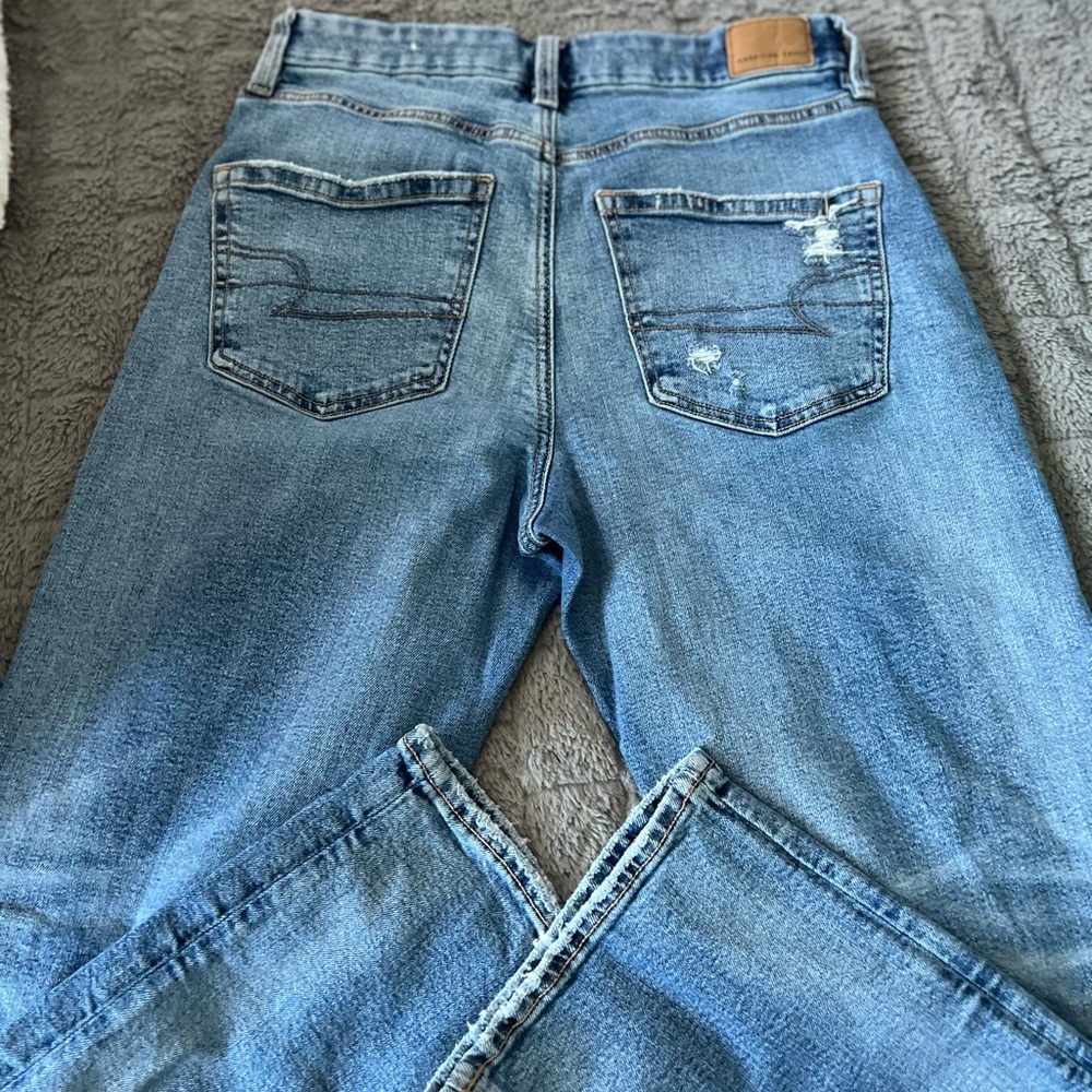 American Eagle Outfitters Blue Straight Jeans Classic Style
